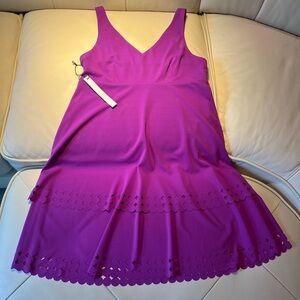 Susana Monaco Vibrant Purple Mini Dress